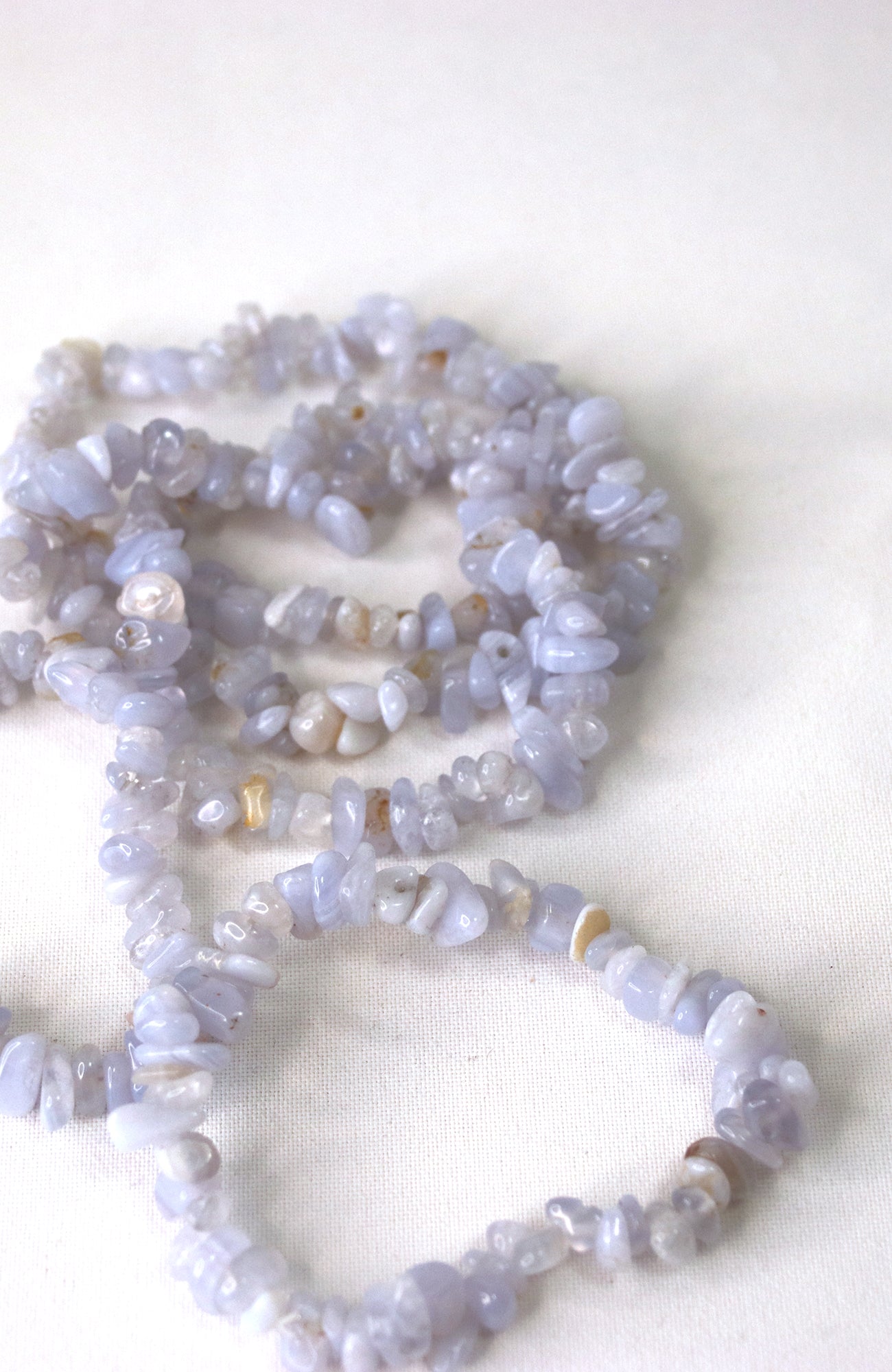 Blue Lace Agate Chip Bracelet